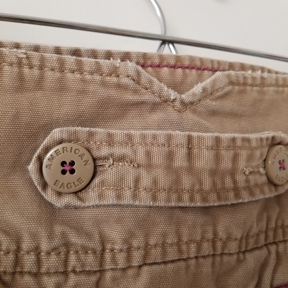 American Eagle Tan Mini Skirt - w/ Pockets! - Picture 4 of 7